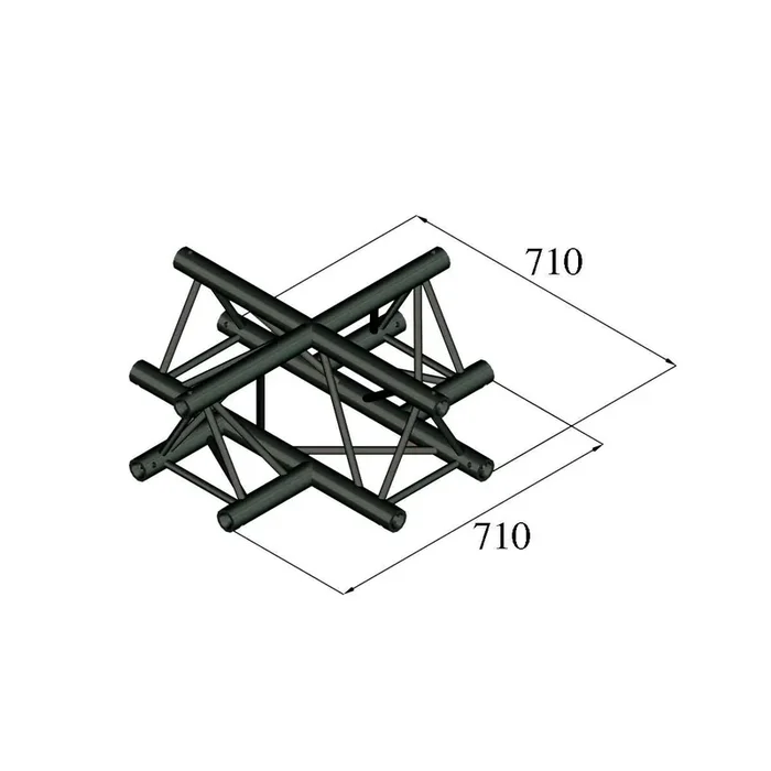 Alutruss TRILOCK S-PAC-41 4-Weg-Kreuzstück