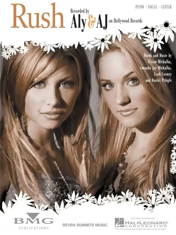 Aly and AJ Rush Klavier, Gesang, Gitarre (Songbooks)