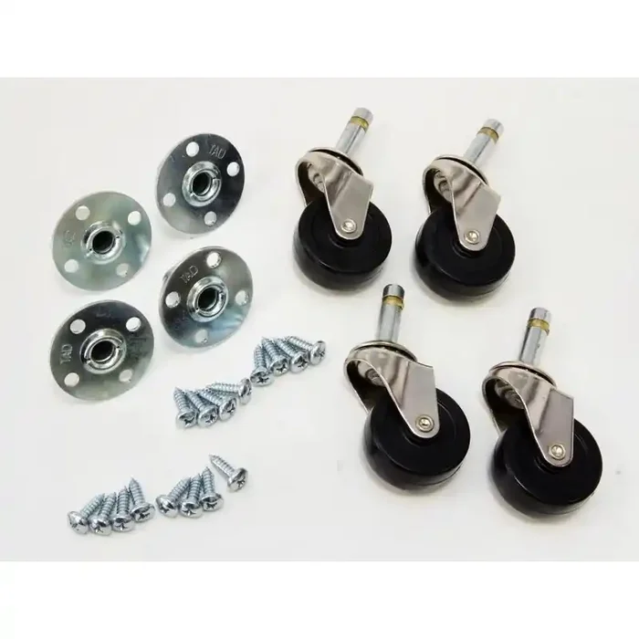 Amp Casters for Fender, with sockets & screws, set of 4