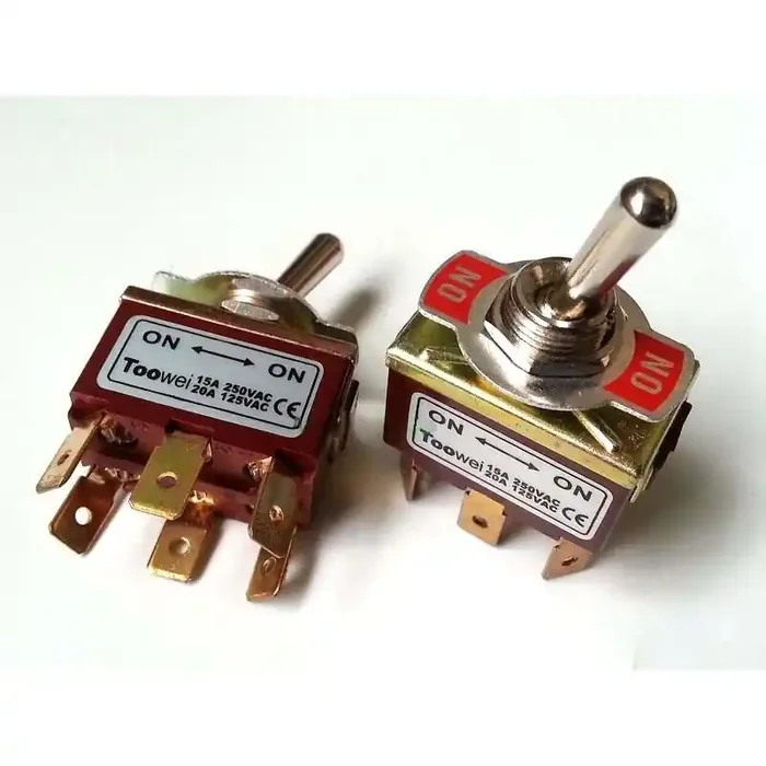 Amp Switch DPDT – 2 postion toggle ON-ON 6 pins