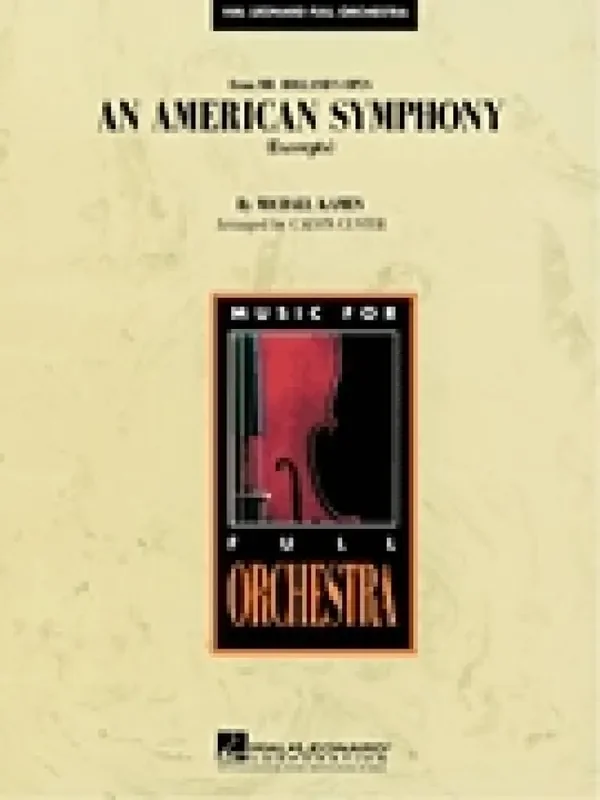 An American Symphony Full Score Excerpts Orchester