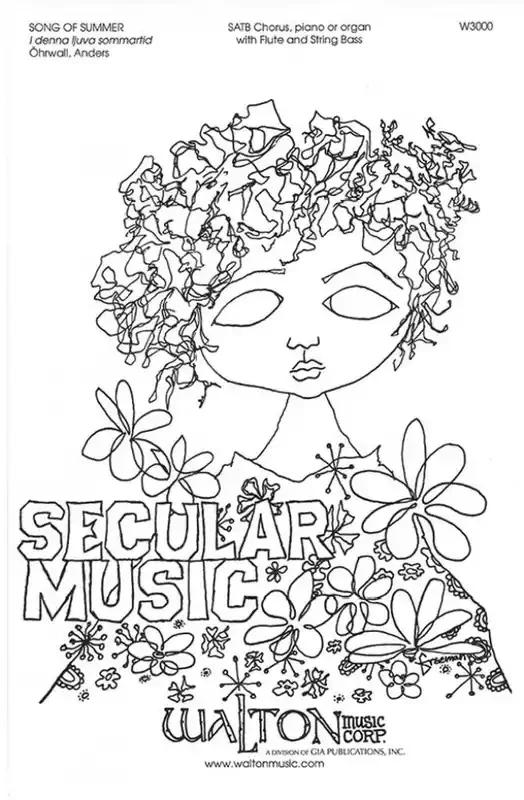 Anders Íhrwall Song of summer Gemischter Chor mit Begleitung