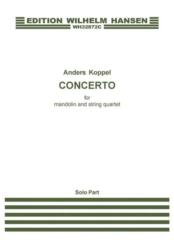 Anders Koppel Concerto For Mandolin And String Quartet Kammerensemble