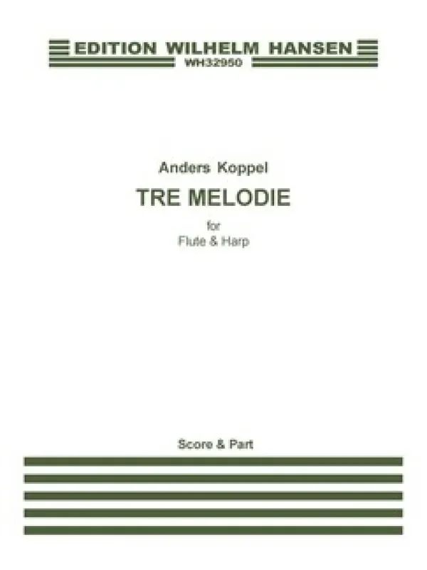Anders Koppel Tre Melodie Flöte mit Begleitung