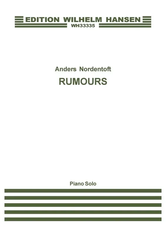 Anders Nordentoft Rumours Klavier Solo