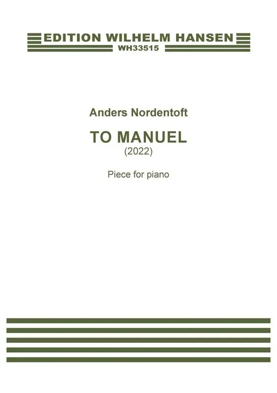 Anders Nordentoft To Manuel Klavier Solo