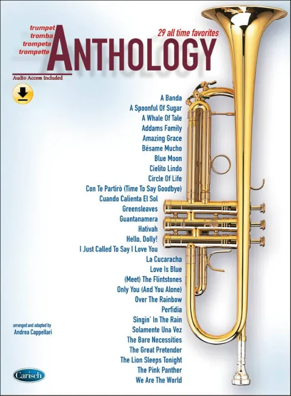 Andrea Cappellari Anthology Trumpet Vol. 1 Trompete Solo
