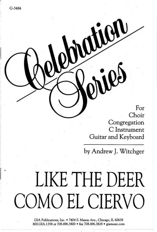 Andrew J. Witchger Like the Deer Gemischter Chor mit Klavier/Orgel
