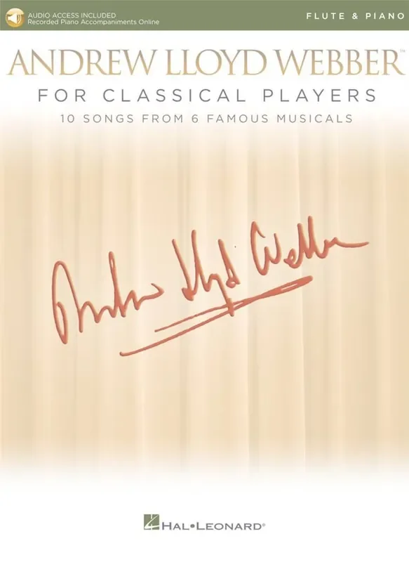Andrew Lloyd Webber Andrew Lloyd Webber for Classical Players Flöte mit Begleitung