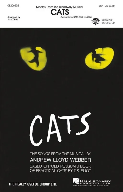 Andrew Lloyd Webber Cats (Medley) (Arr. Ed Lojeski) Frauenchor mit Begleitung