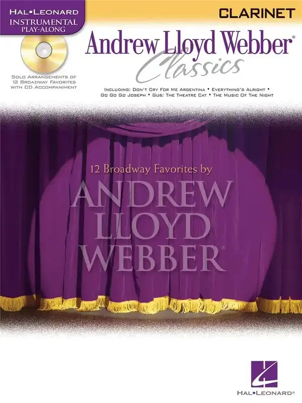 Andrew Lloyd Webber Classics – Clarinet Klarinette Solo