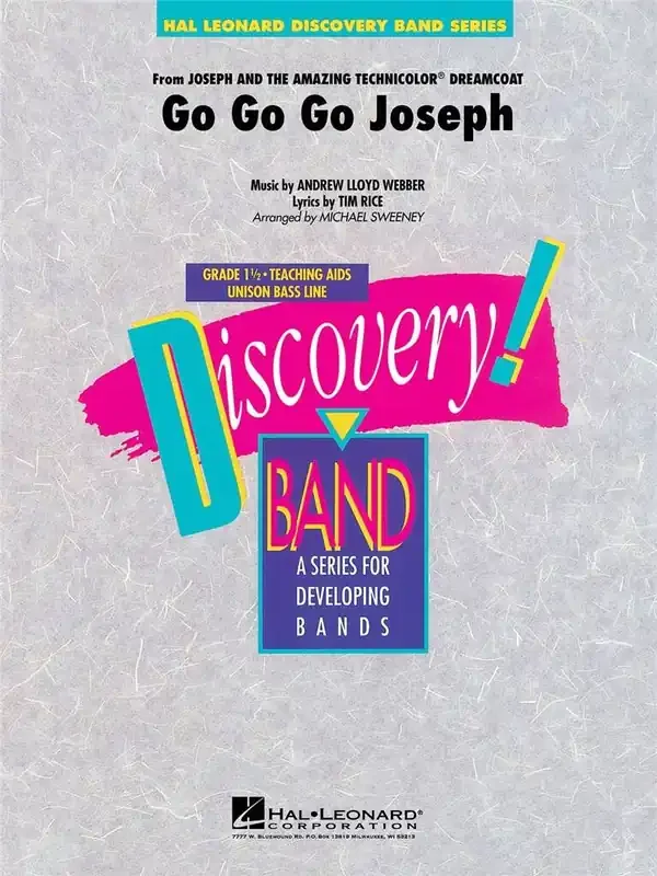 Andrew Lloyd Webber Go Go Go Joseph (Arr. Michael Sweeney) Blasorchester