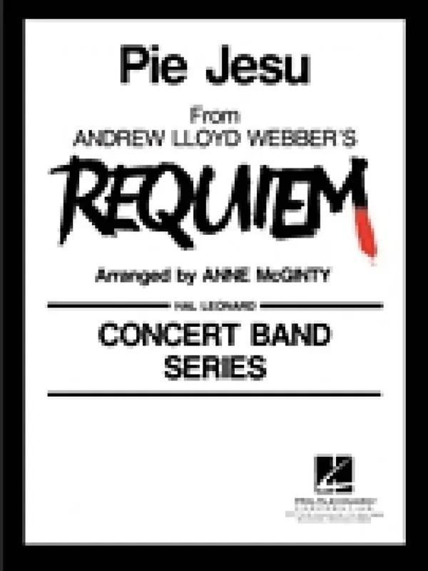 Andrew Lloyd Webber Pie Jesu (Arr. Anne McGinty) Blasorchester