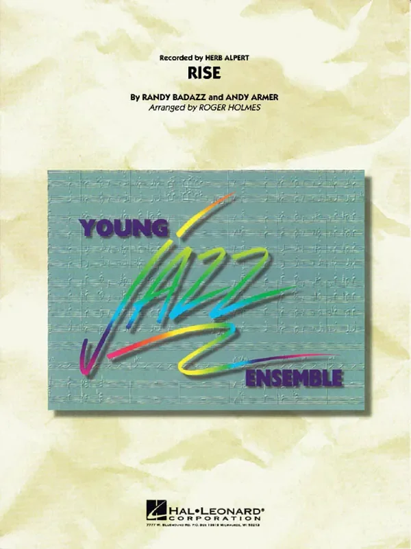 Andy Armer Rise (Arr. Roger Holmes) Jazz Ensemble