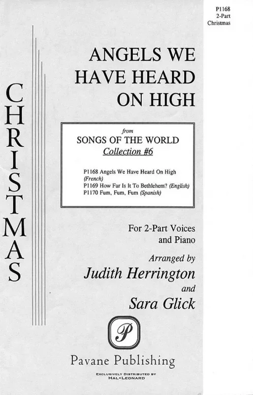 Angels We Have Heard on High (Arr. Judy Herrington) Frauenchor mit Begleitung
