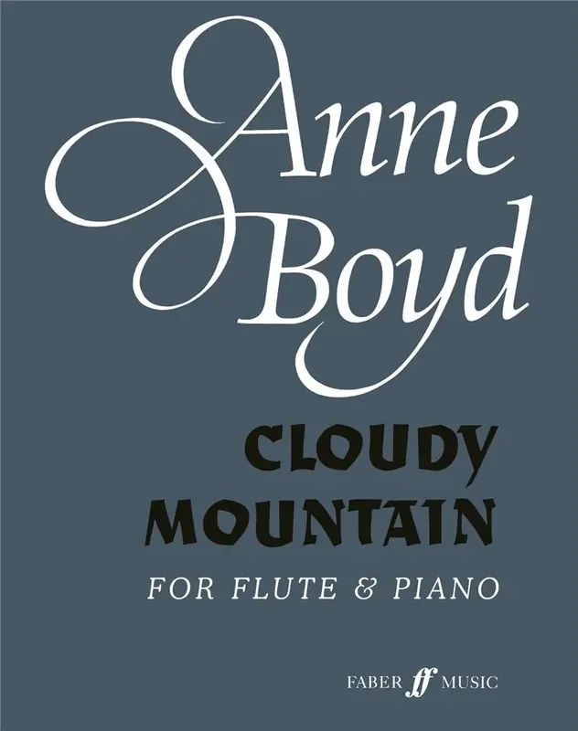 Anne Boyd Cloudy Mountain Flöte mit Begleitung