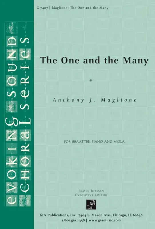 Anthony J. Maglione The One and the Many – Instrument part Gemischter Chor mit Begleitung