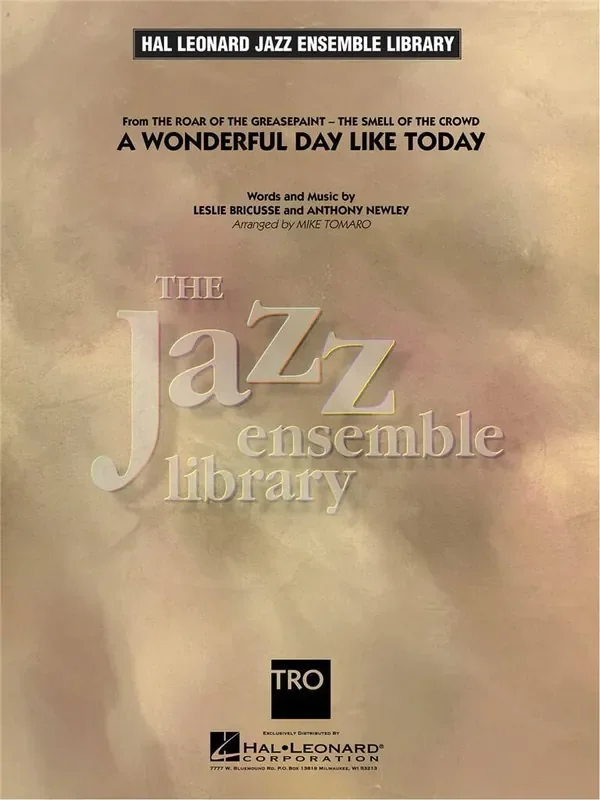 Anthony Newley A Wonderful Day Like Today (Arr. Mike Tomaro) Jazz Ensemble