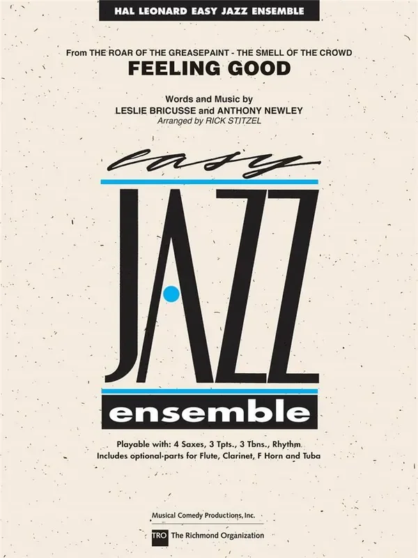 Anthony Newley Feeling Good (Arr. Rick Stitzel) Jazz Ensemble