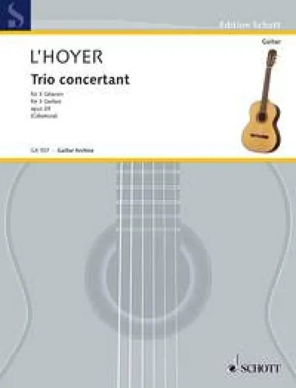 Antoine de Lhoyer Trio concertant op. 29 Gitarre Trio / Quartett
