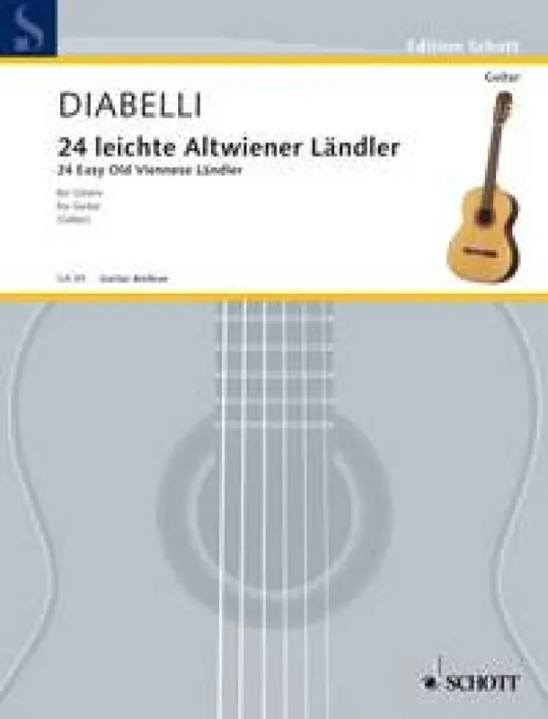 Anton Diabelli Leichte Altwiener Landler(24) Gitarre Solo