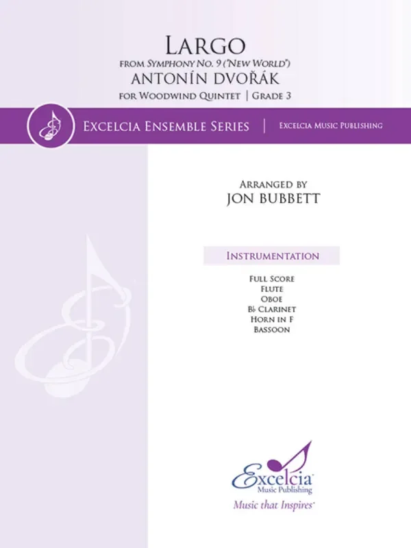 Antonín Dvo?ák Largo (Arr. Jon Bubbett) Bläserensemble