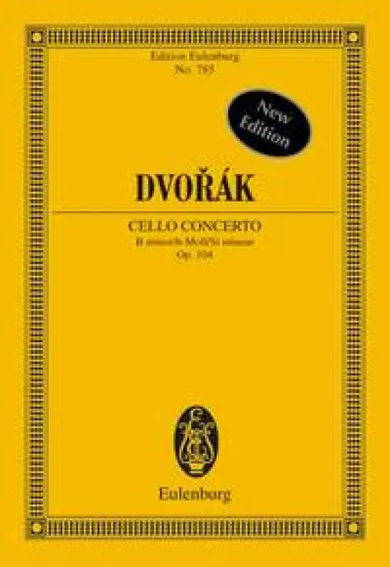 Antonín Dvořák Cello Concerto In B Minor Op.104 Orchester