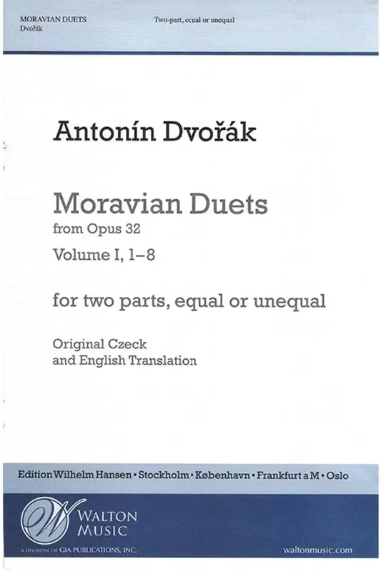 Antonín Dvořák Moravian Duets, Vol. I (Collection) Frauenchor mit Begleitung