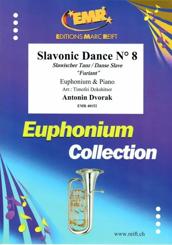 Antonin Dvorak Slavonic Dance No. 8 Bariton oder Euphonium mit Begleitung