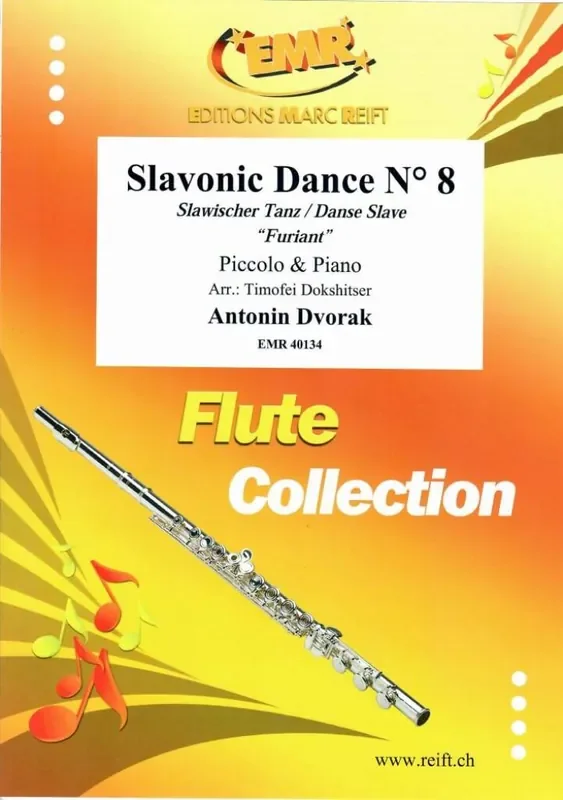 Antonin Dvorak Slavonic Dance No. 8 Piccoloflöte