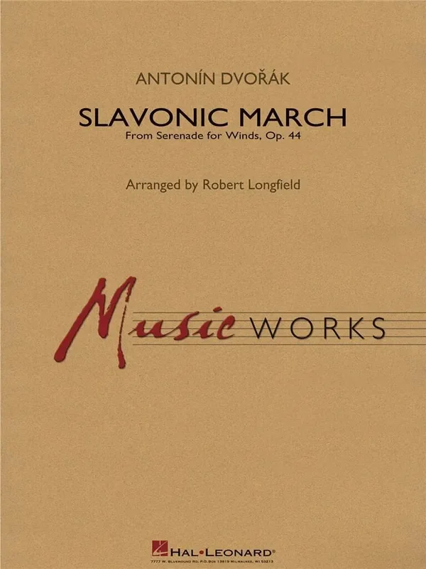 Antonín Dvořák Slavonic March (from Serenade for Winds, Op. 44) (Arr. Robert Longfield) Blasorchester