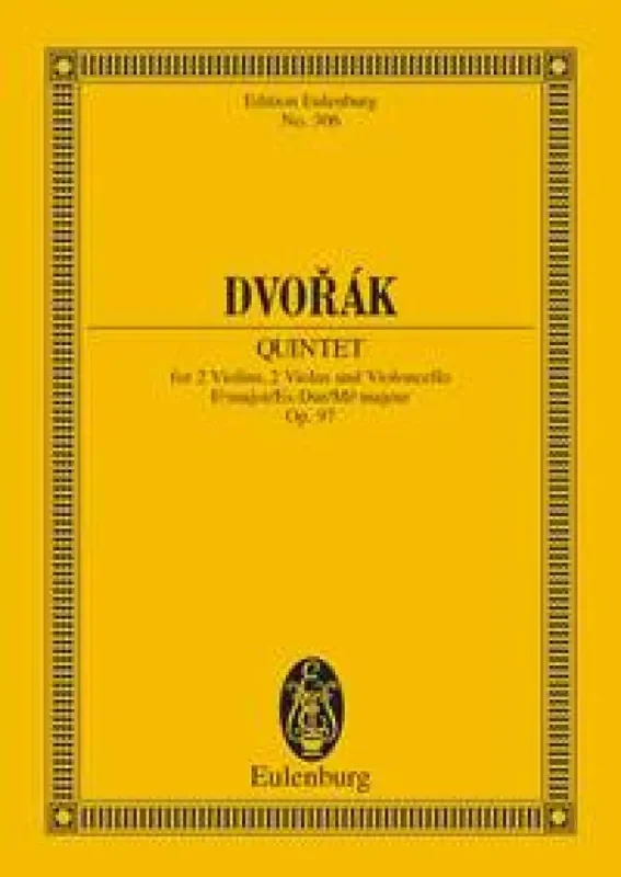 Antonín Dvořák String Quintet In E Flat Major Op. 97 B 180 Streichensemble