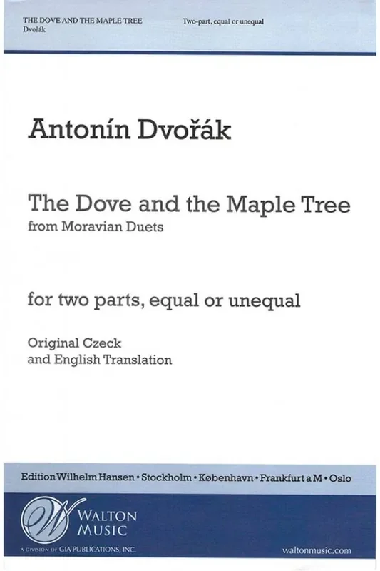 Antonín Dvořák The Dove and the Maple Tree Frauenchor mit Begleitung