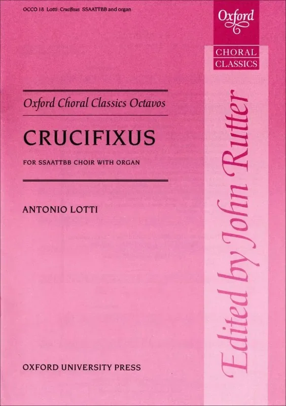 Antonio Lotti Crucifixus Gemischter Chor mit Begleitung