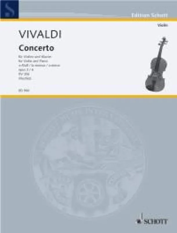 Antonio Vivaldi Concert 06 A Opus 3 Rv356 Violine mit Begleitung