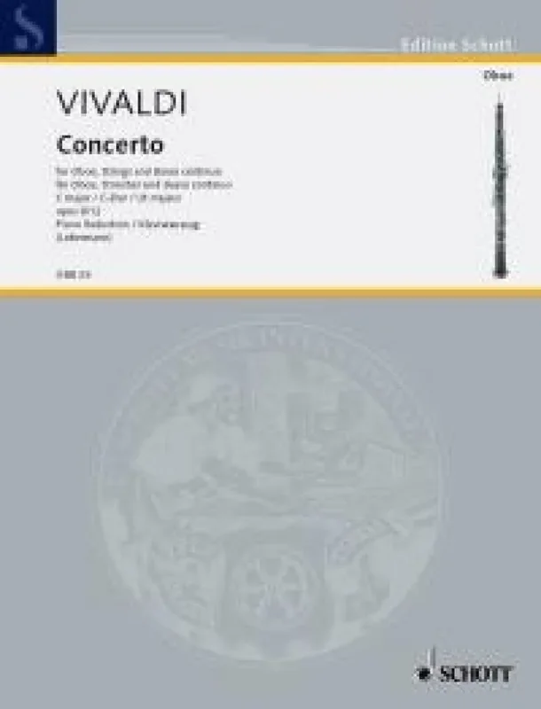 Antonio Vivaldi Concerto Do Op. 8 N. 12 (Lebermann) Oboe Solo