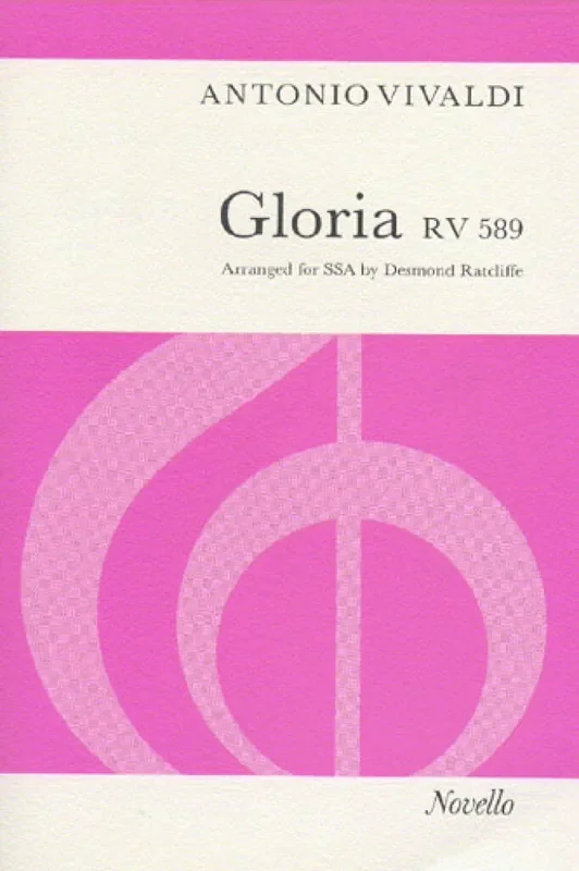 Antonio Vivaldi Gloria RV589 (SSA) (Arr. Desmond Ratcliffe) Frauenchor mit Klavier/Orgel