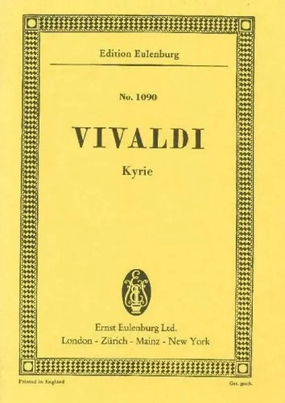Antonio Vivaldi Kyrie RV 587 Streichorchester mit Solo