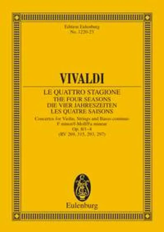 Antonio Vivaldi The Four Seasons Op. 8 No. 1 RV 269 / PV 241 Streichensemble