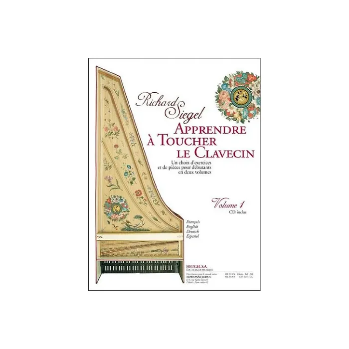 Apprendre a toucher le clavecin vol.1 (+CD)