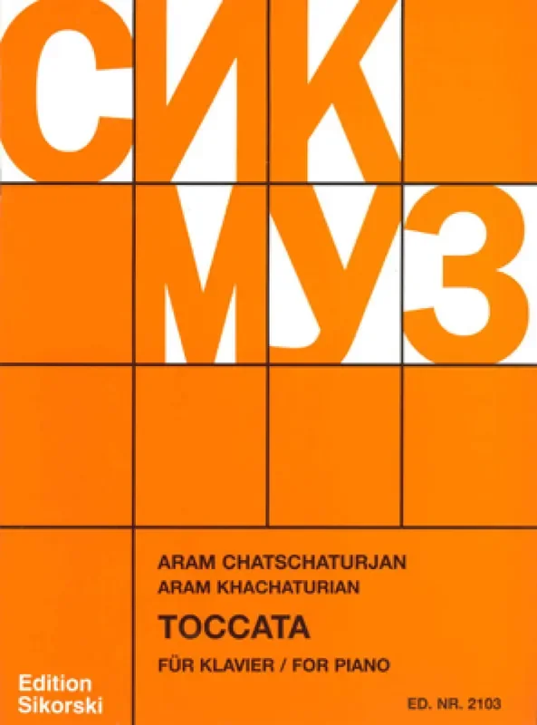 Aram Il‘yich Khachaturian Toccata Klavier Solo