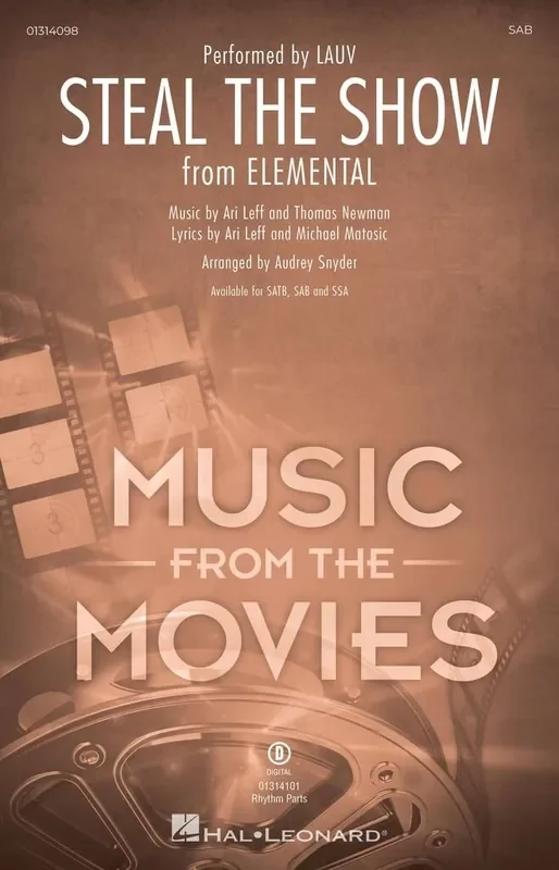 Ari Leff Steal the Show (Arr. Audrey Snyder) Gemischter Chor mit Begleitung