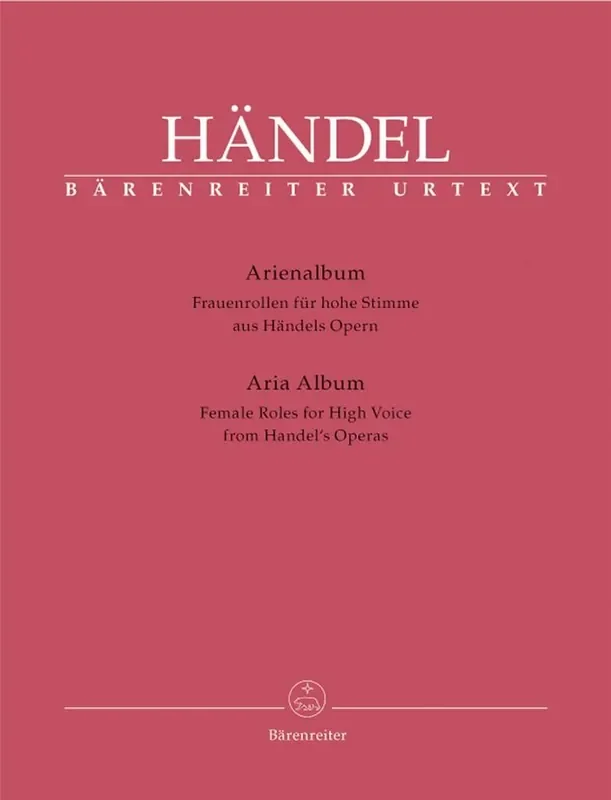 Aria Album – Female Roles for High Voices Gesang mit Klavier