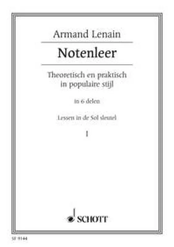 Armand Lenain Notenleer Vol. 1 Gesang Solo