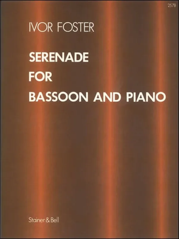 Arnold Foster Serenade For Bassoon and Piano Fagott mit Begleitung
