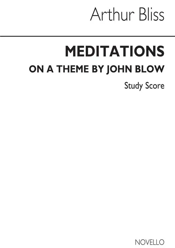 Arthur Bliss Meditations On A Theme By Blow Orchester