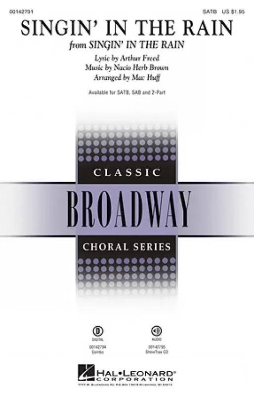 Arthur Freed Singin‘ in the Rain (Arr. Mac Huff) Frauenchor mit Begleitung