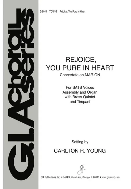 Arthur Henry Messiter Concertato on Rejoice, You Pure In Heart (Arr. Carlton R. Young)