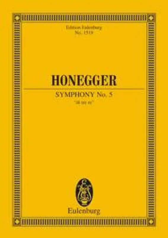 Arthur Honegger Symphony No. 5 Orchester