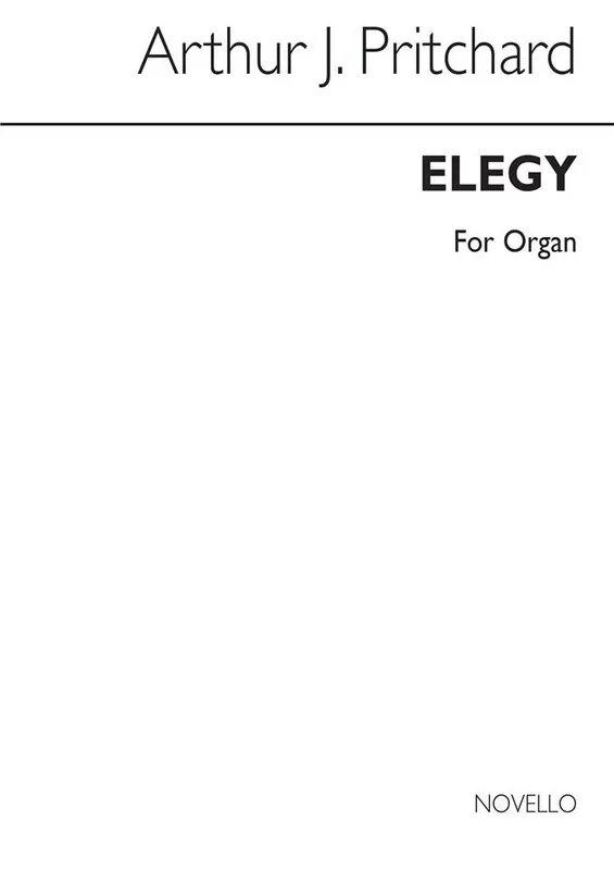 Arthur J. Pritchard Elegy Organ Orgel